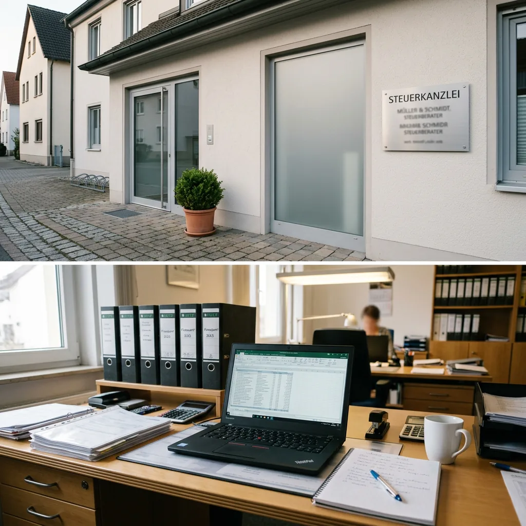 Außenansicht einer Steuerkanzlei
