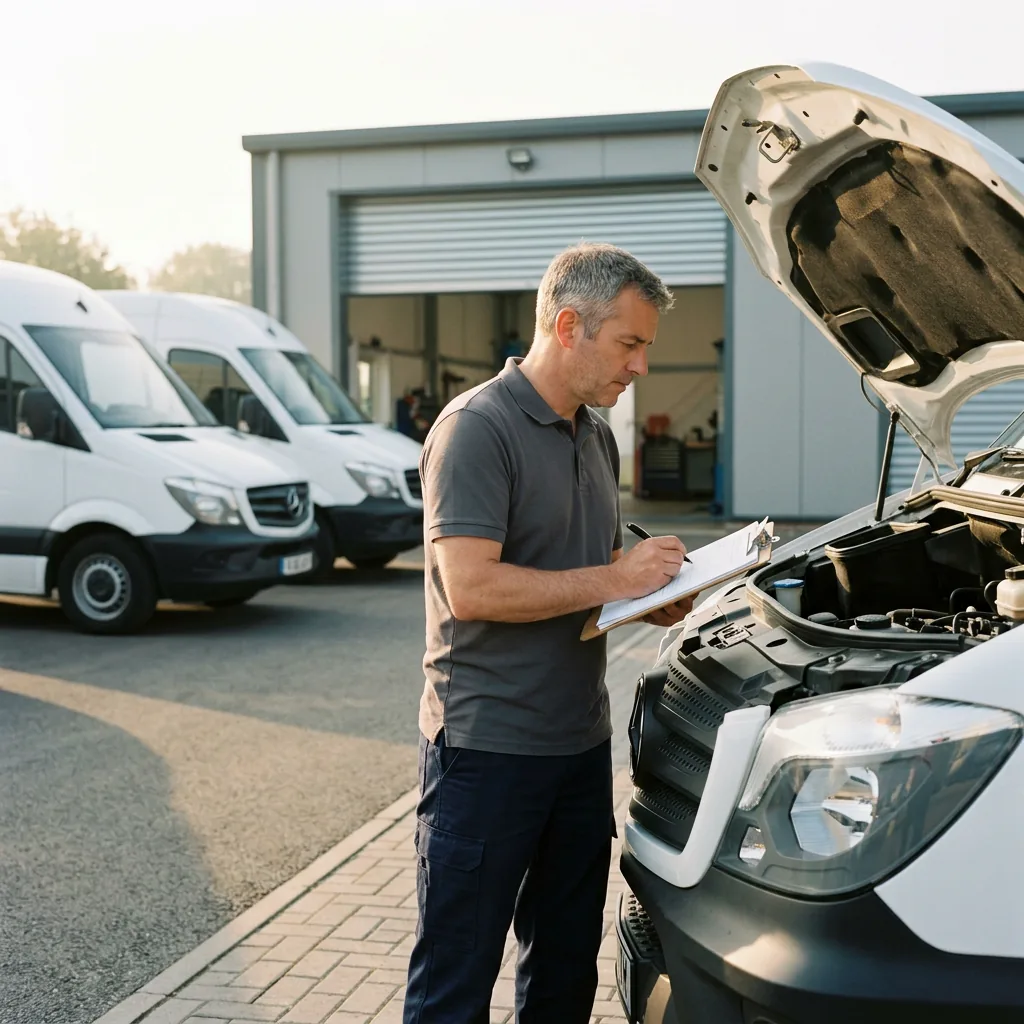 Schlüsselbrett und Fahrzeugmappen im Fuhrpark eines Handwerksbetriebs